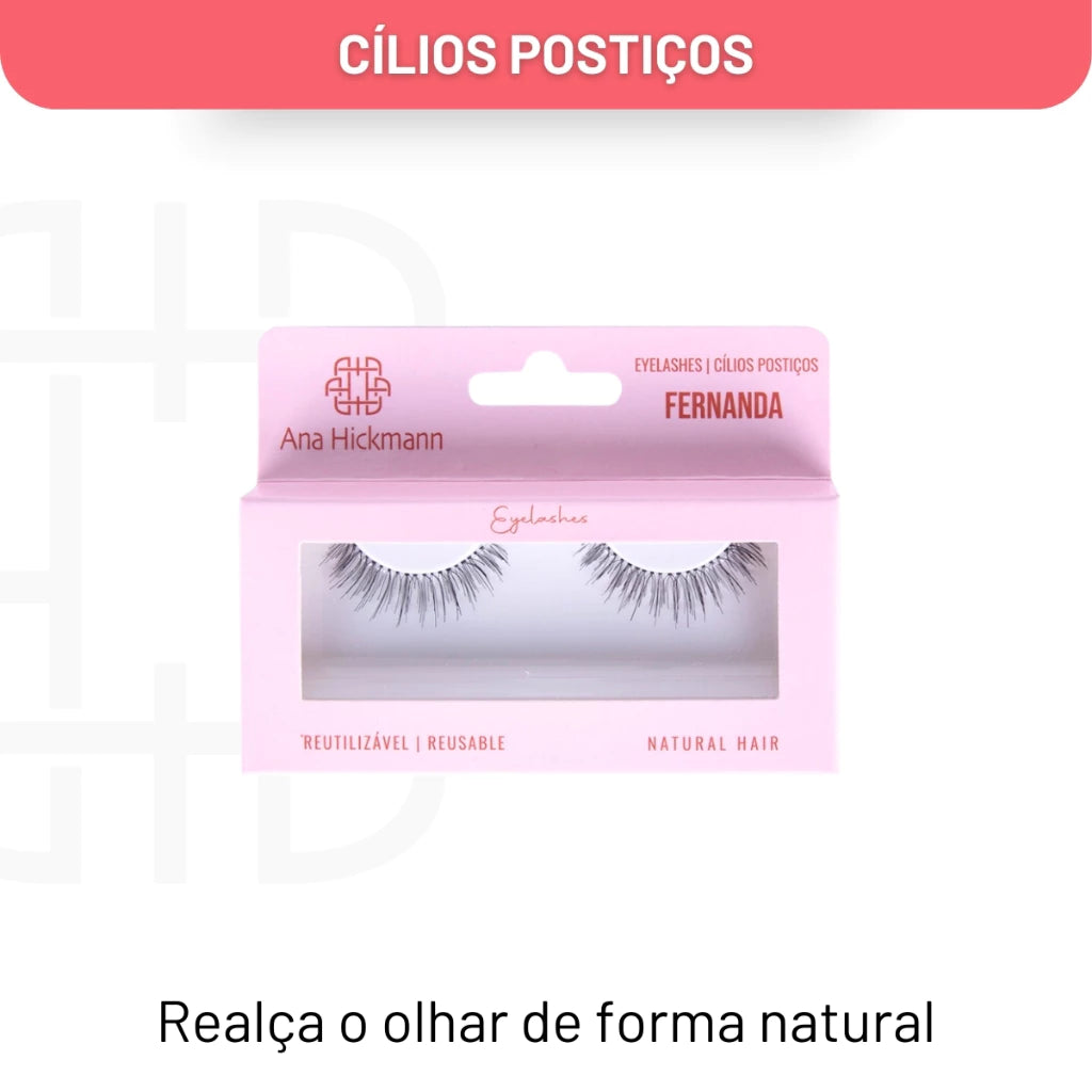 Cílios Postiços Eyelashes Ana Hickmann Fernanda