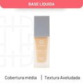 Maquiagem Base Líquida Semi Matte Radiant Skin N2 Ana Hickmann