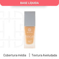 Maquiagem Base Líquida Semi Matte Radiant Skin R12 Ana Hickmann