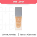 Maquiagem Base Líquida Semi Matte Radiant Skin N8 Ana Hickmann
