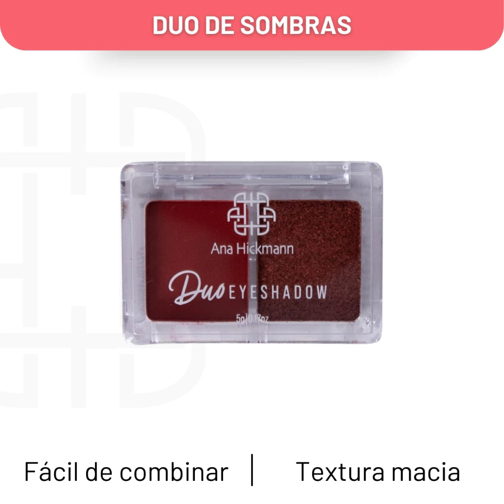 Sombra Compacta Dupla Duo Eyeshadow 2 Ana Hickmann