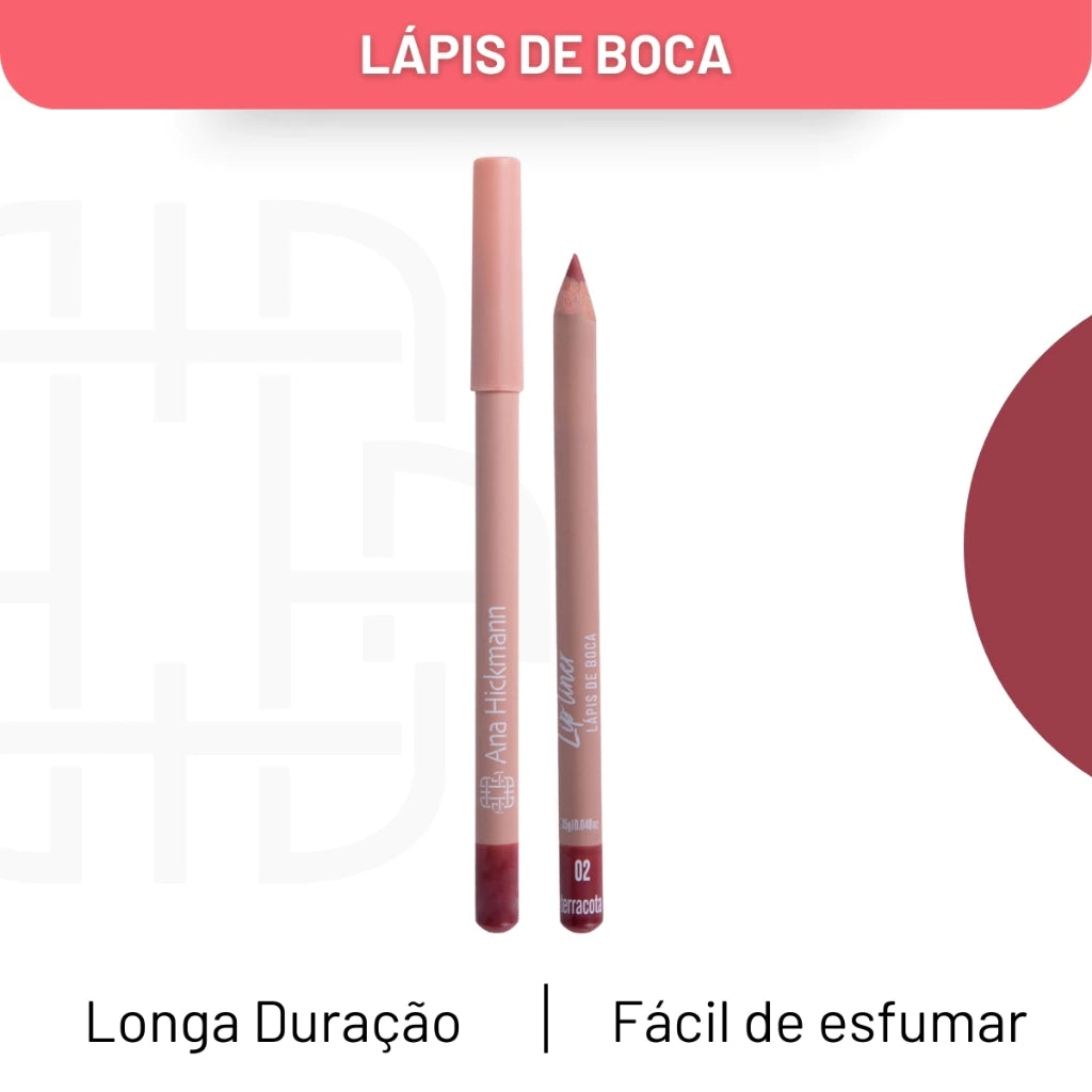 Lapis Para Boca Contorno Terracota Lip Pencil Ana Hickmann