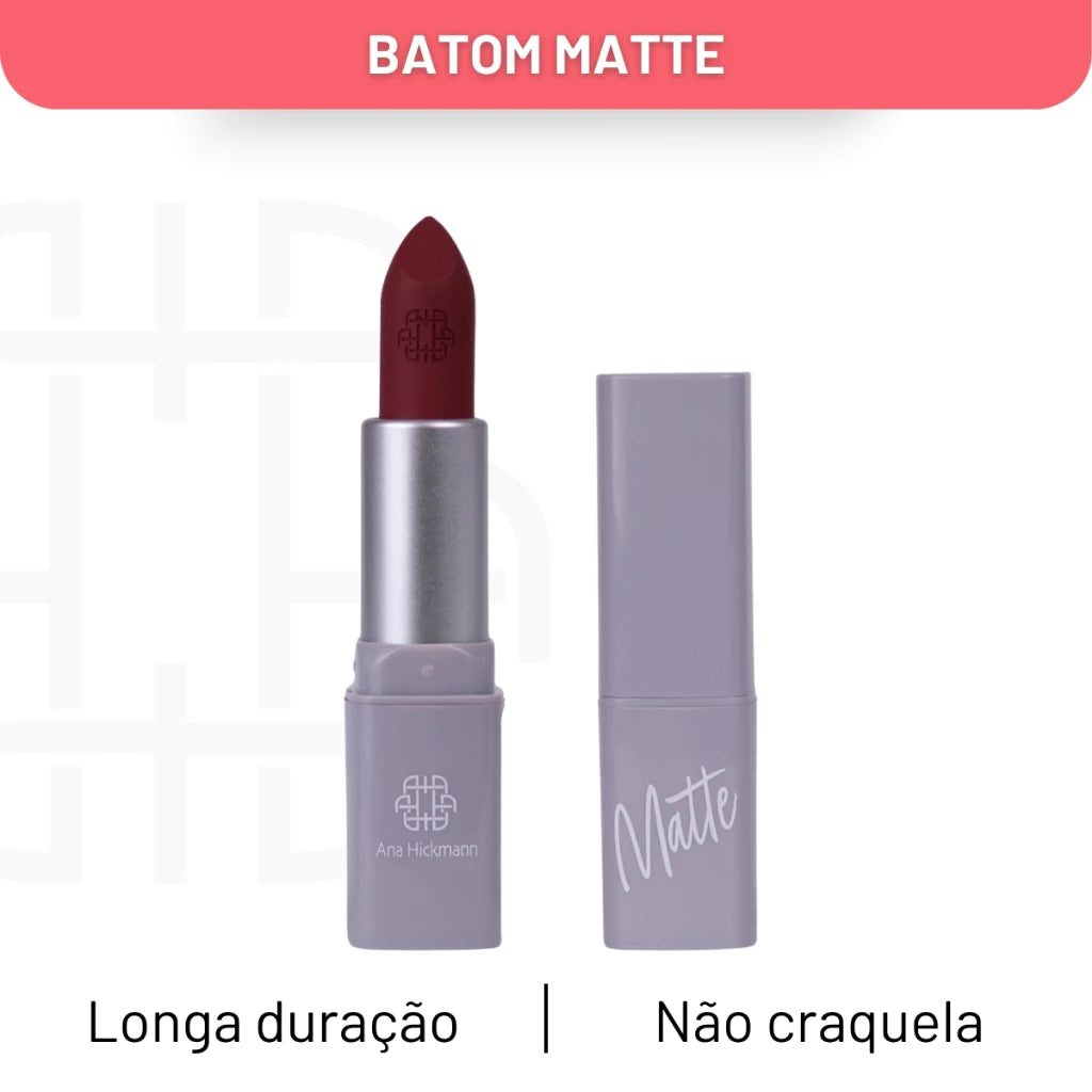 Batom Matte Rebeca Lipstick Longa Duração Ana Hickmann