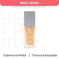 Maquiagem Base Líquida Semi Matte Radiant Skin R9 Ana Hickmann