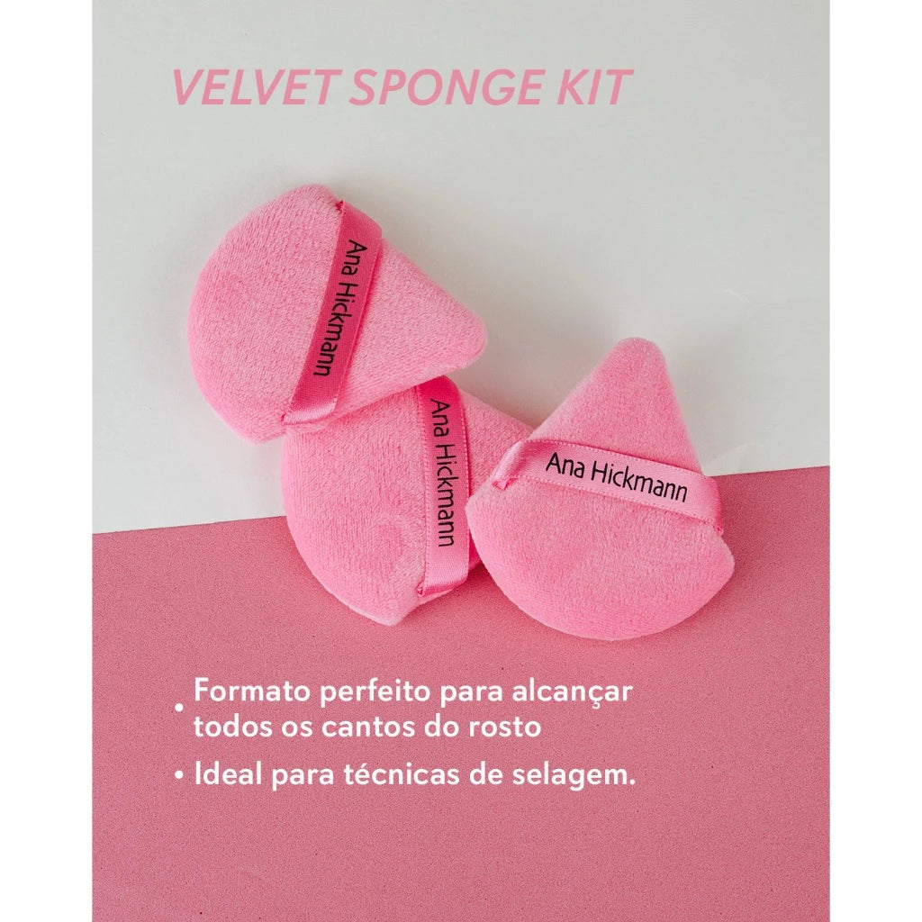 Kit de Esponjas - Ana Hickmann Velvet Sponge