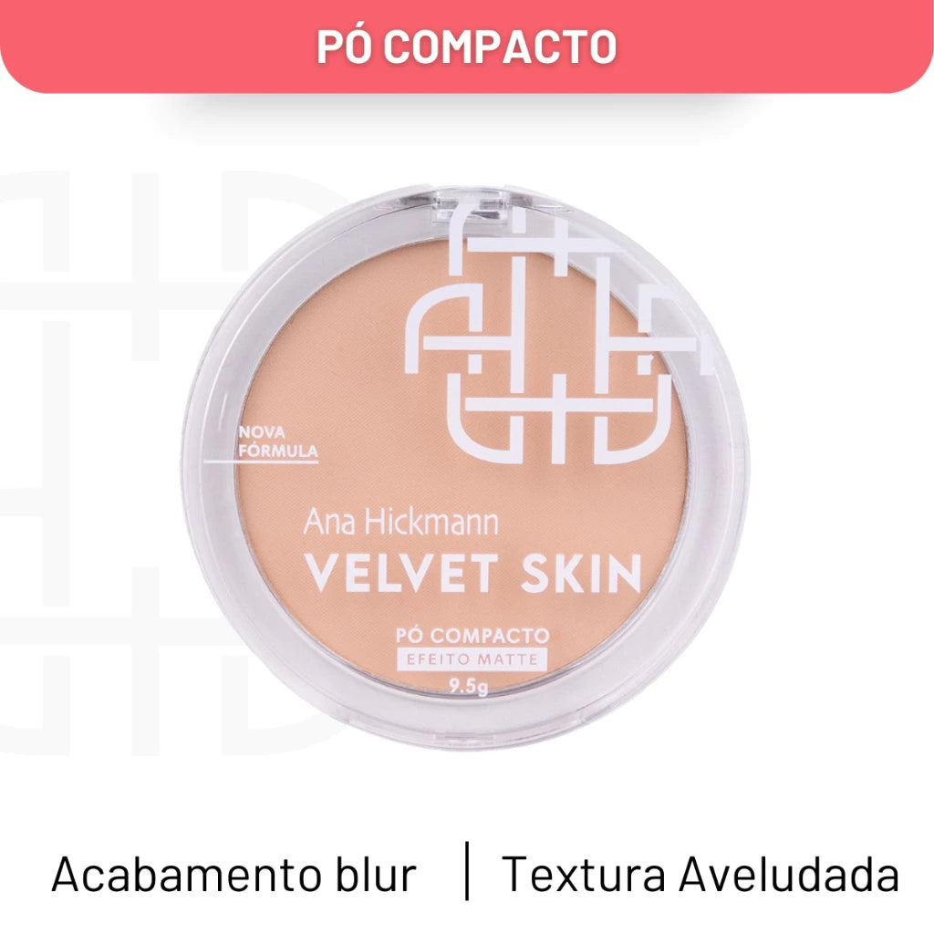 Pó Compacto CP25 - Compact Powder Velvet Skin Ana Hickmann