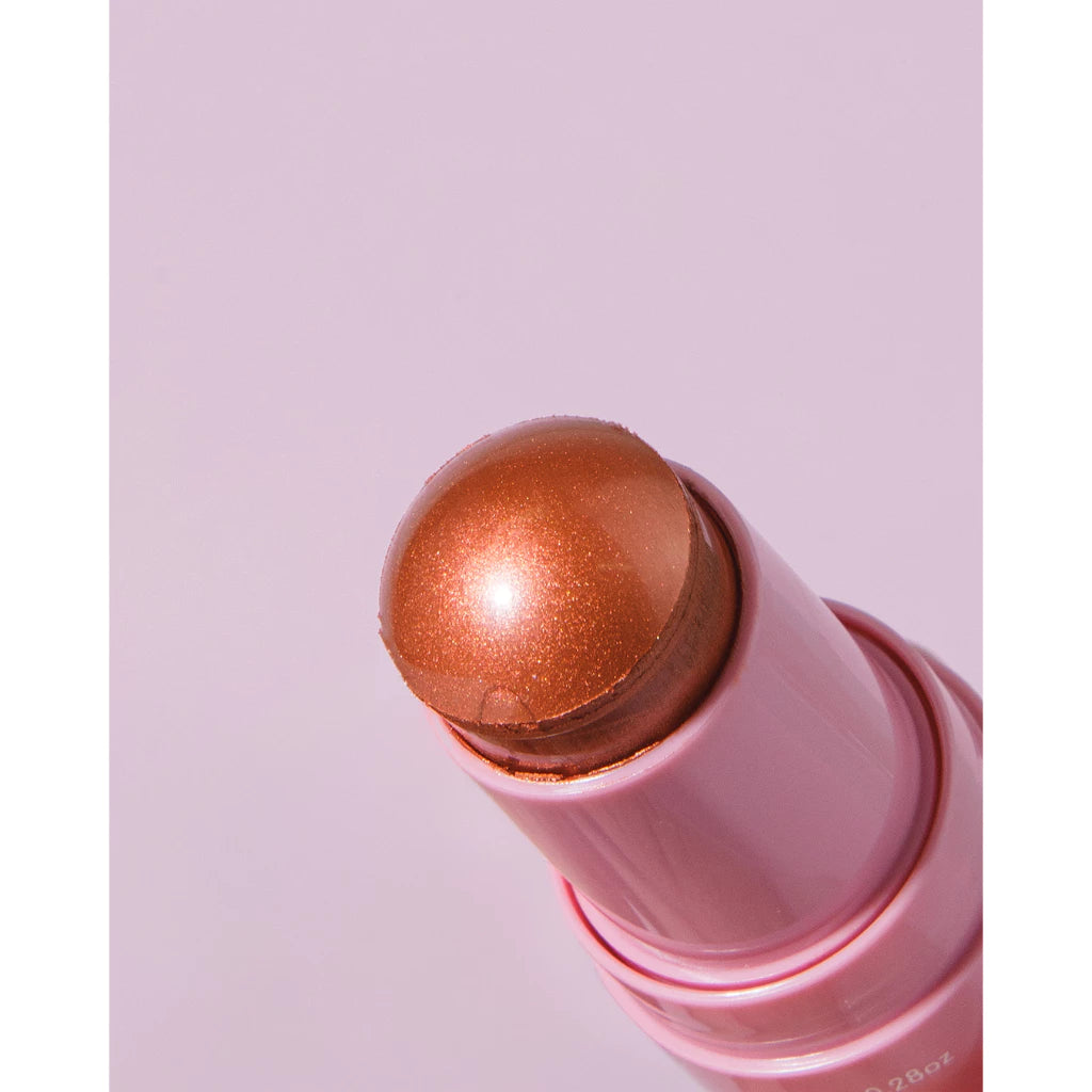 Blush em Bastão Stick Brigitte ou Carmen Vegano Ana Hickmann