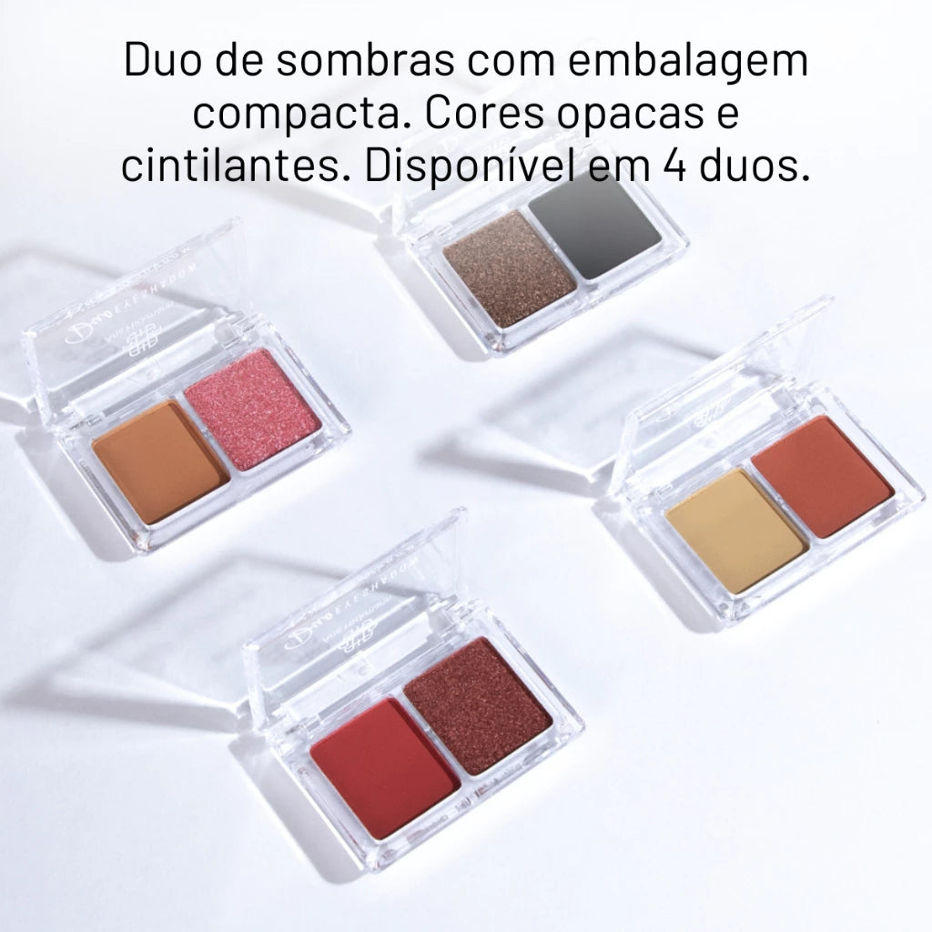 Sombra Compacta Dupla Duo Eyeshadow 2 Ana Hickmann