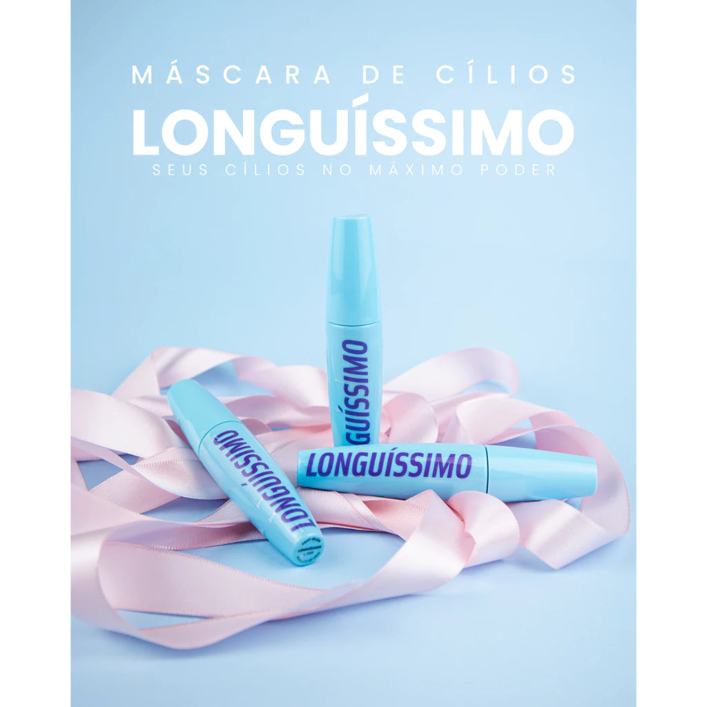 Máscara de Cilios Longuíssimo Fast Glam Efeito Leque Ana Hickmann