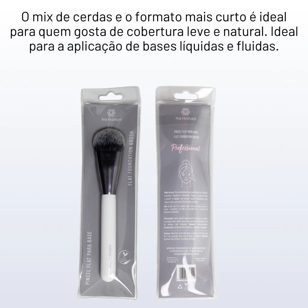 Pincel Para Base Flat Brush Ana Hickmann