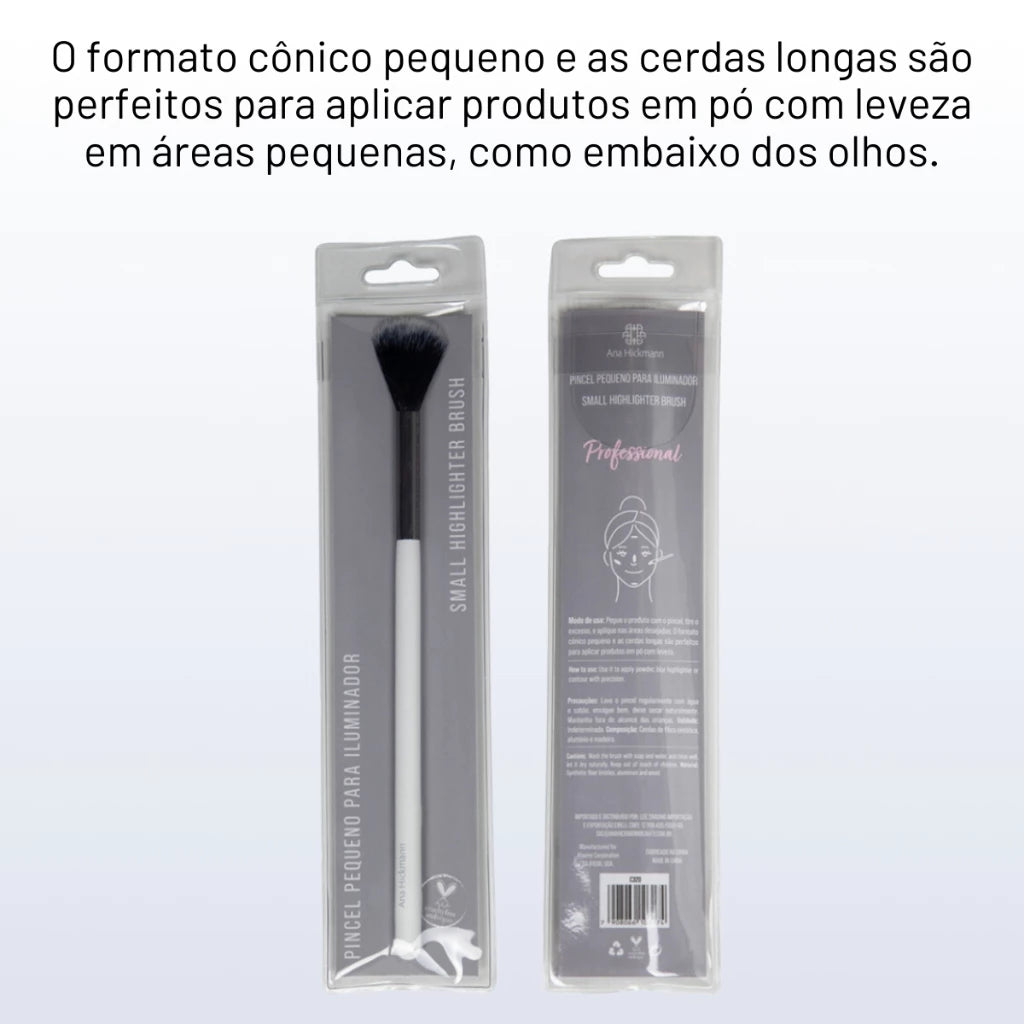Pincei para Iluminador Pequeno Highlighter Brush Ana Hickmann