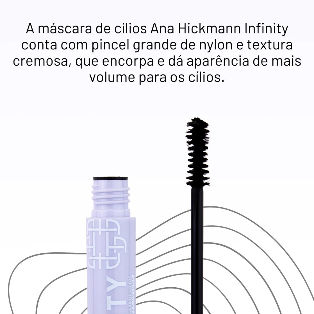 Mascara de Cilios Rimel Infinity Volume Longa Durabilidade Ana Hickmann
