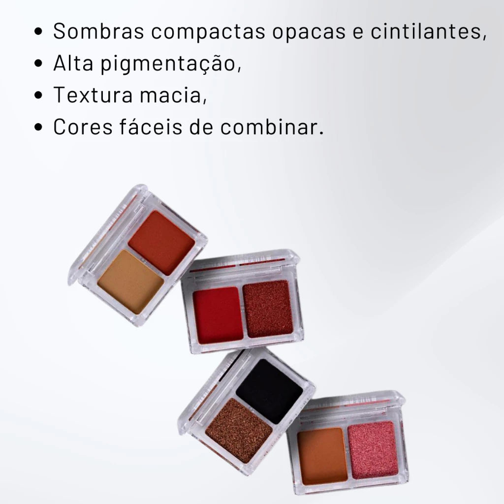 Sombra Compacta Dupla Duo Eyeshadow 2 Ana Hickmann