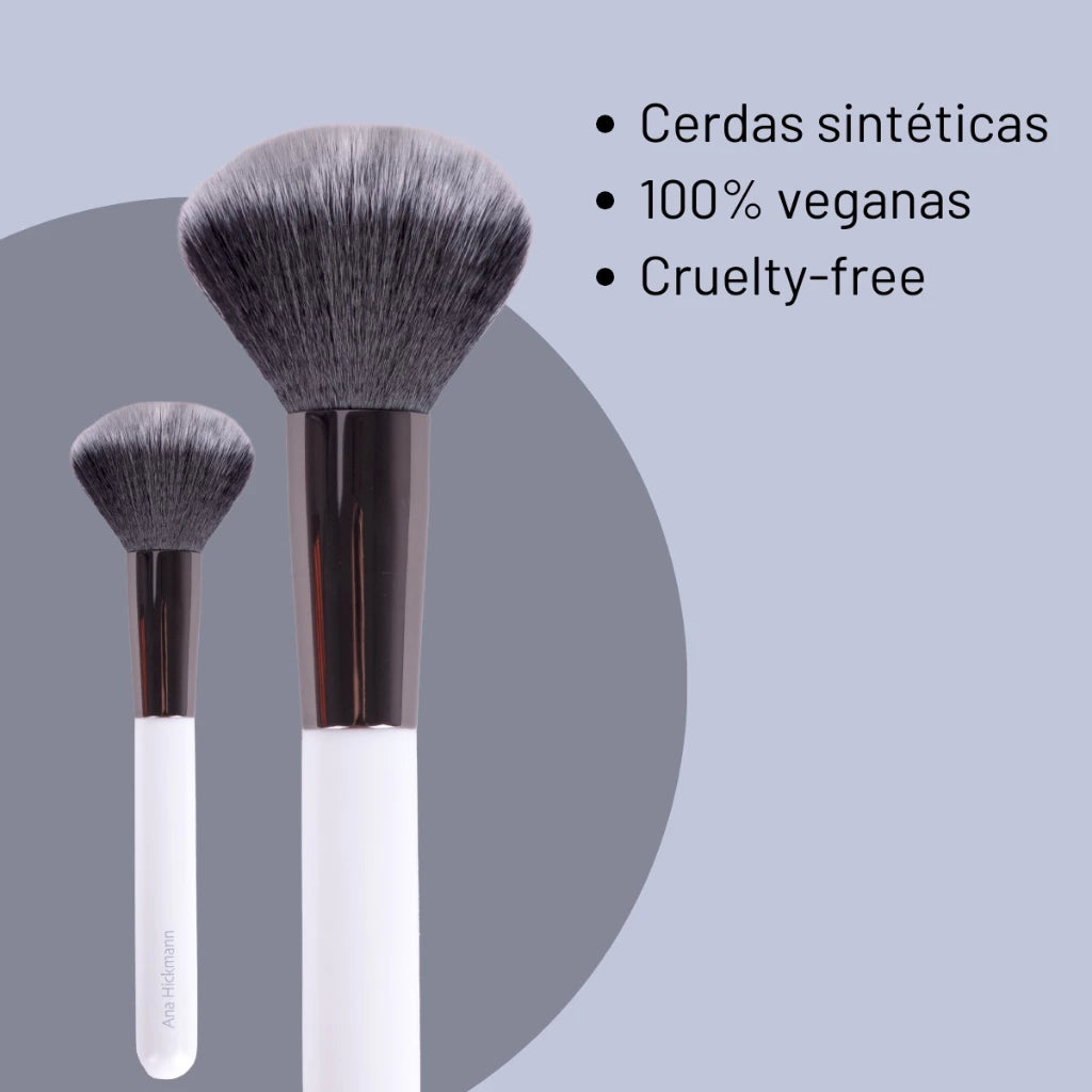 Pincel de Maquiagem Para Pó Vegano Powder Brush Ana Hickmann