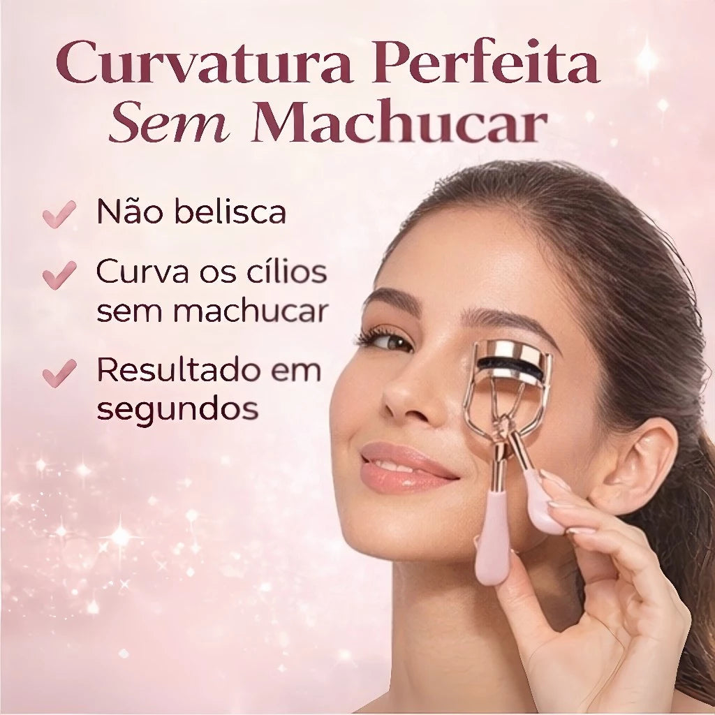 Curvador de Cílios Ana Hickmann Fabulous Eyelashes em Rosé Gold | Design Ergonômico, Não Machuca