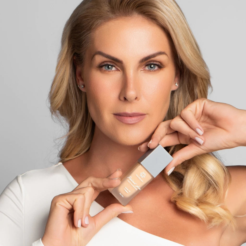 Maquiagem Base Líquida Semi Matte Radiant Skin N2 Ana Hickmann