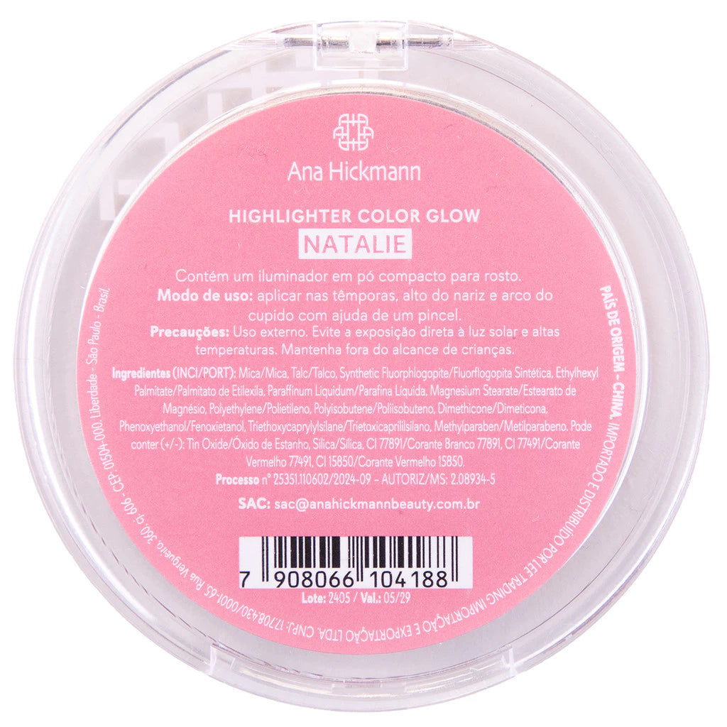 Iluminador Highlighter Color Glow Natalie Ana Hickmann
