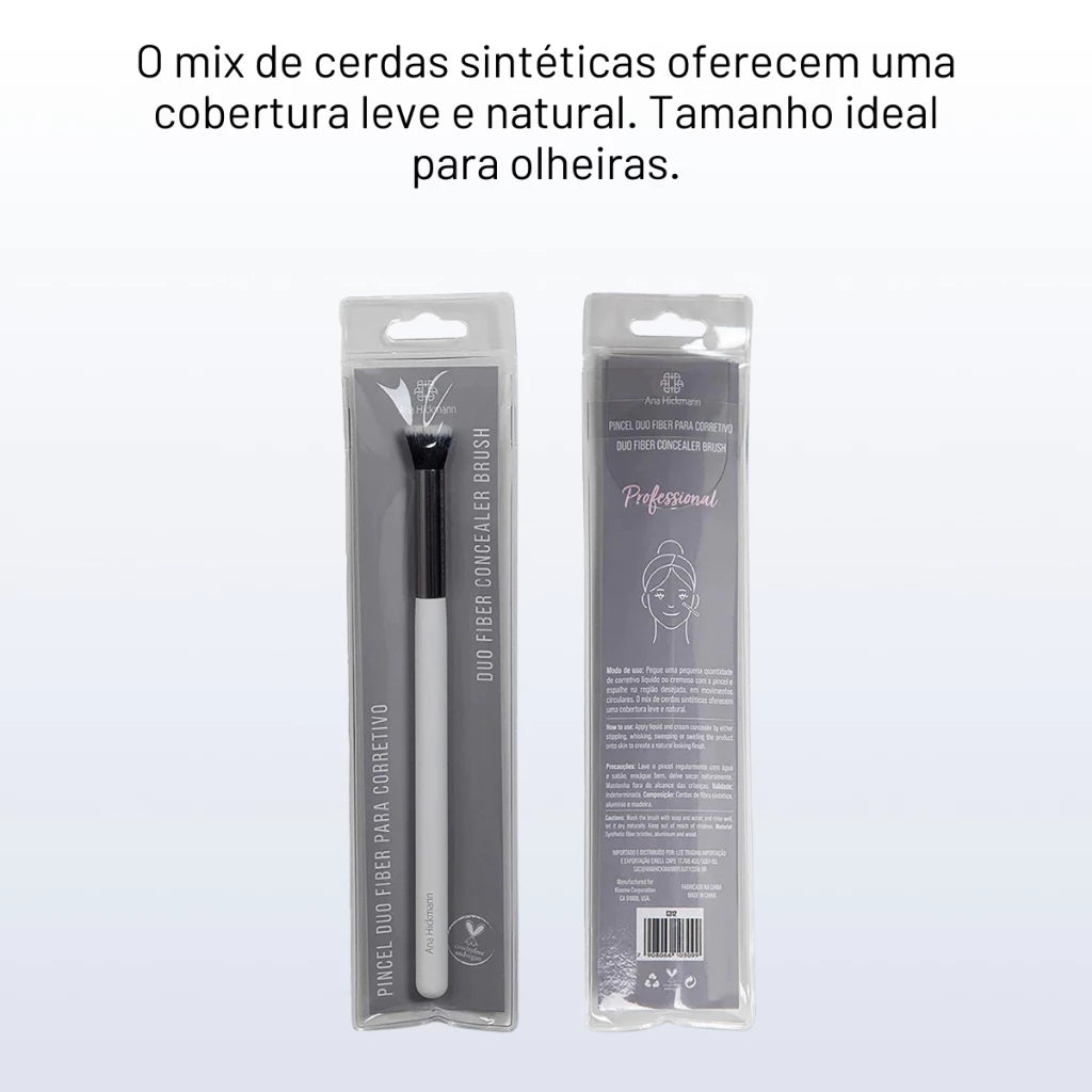 Pincel Para Corretivo Duas Fibras Duo Fiber Concealer Brush Ana Hickmann