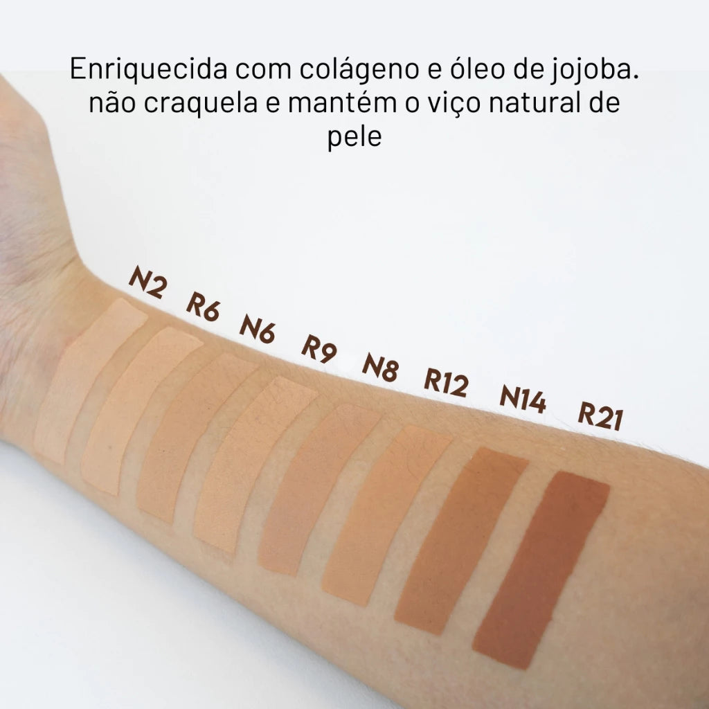 Maquiagem Base Líquida Semi Matte Radiant Skin N2 Ana Hickmann