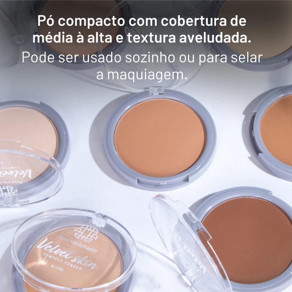 Pó Compacto CP20 - Compact Powder Velvet Skin Ana Hickmann