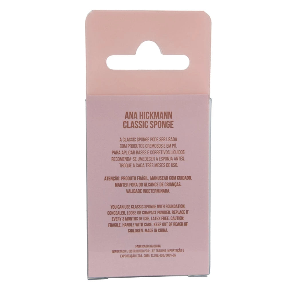 Esponja De Maquiagem Classic Sponge Ana Hickmann